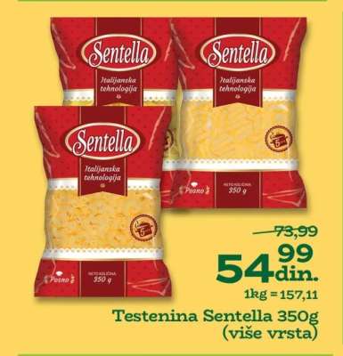 Testenina Sentella 350g