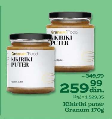 Kikiriki puter Granum 170g