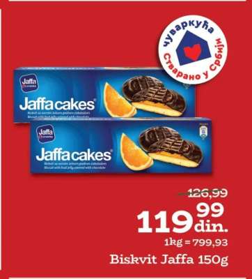 Biskvit Jaffa 150g