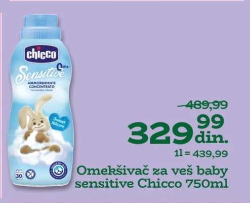 Omekšivač za veš baby sensitive Chicco 750ml