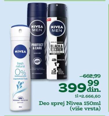 Deo sprej Nivea 150ml