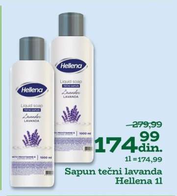 Sapun tečni lavanda Hellena 1l