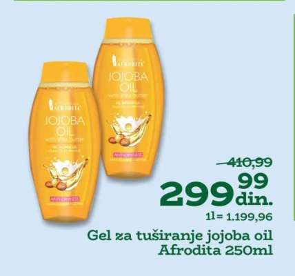 Gel za tuširanje jojoba oil Afrodita 250ml
