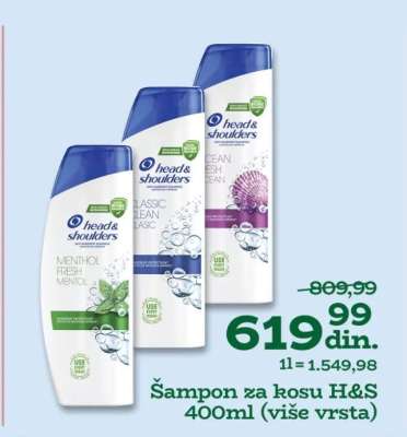 Šampon za kosu H&S