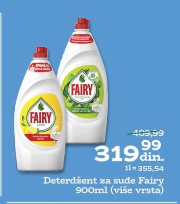 Deterdžent za sude Fairy