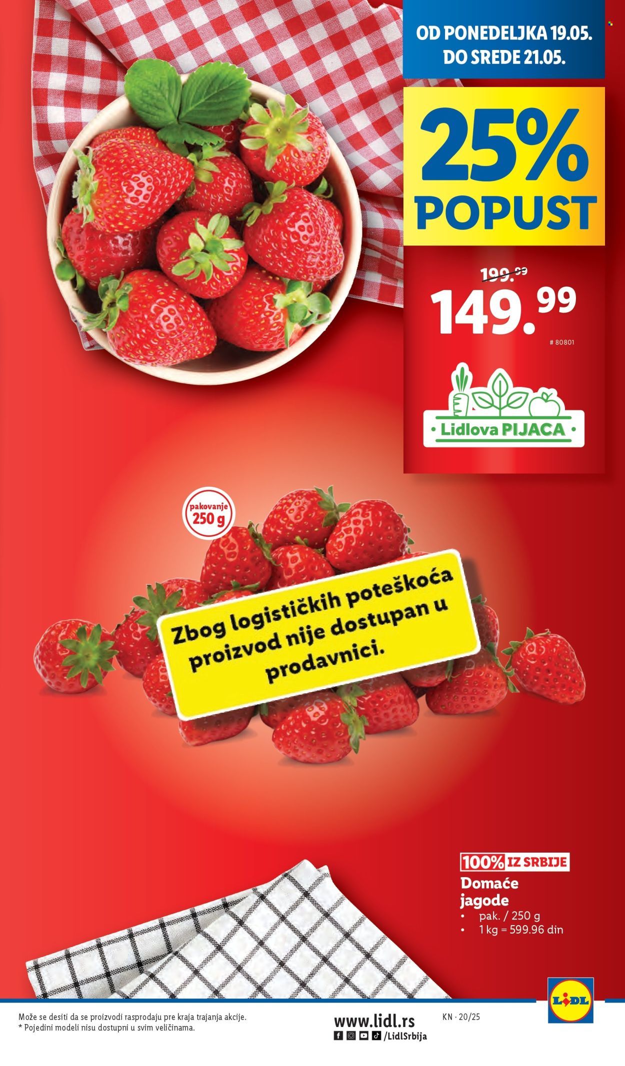 Lidl katalog - 15.05.2025 - 21.05.2025. Stranica 1
