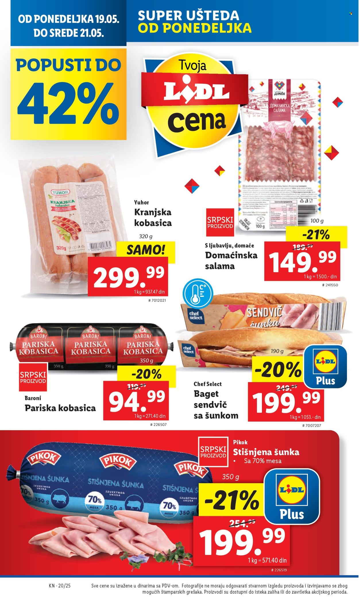 Lidl katalog - 15.05.2025 - 21.05.2025. Stranica 1