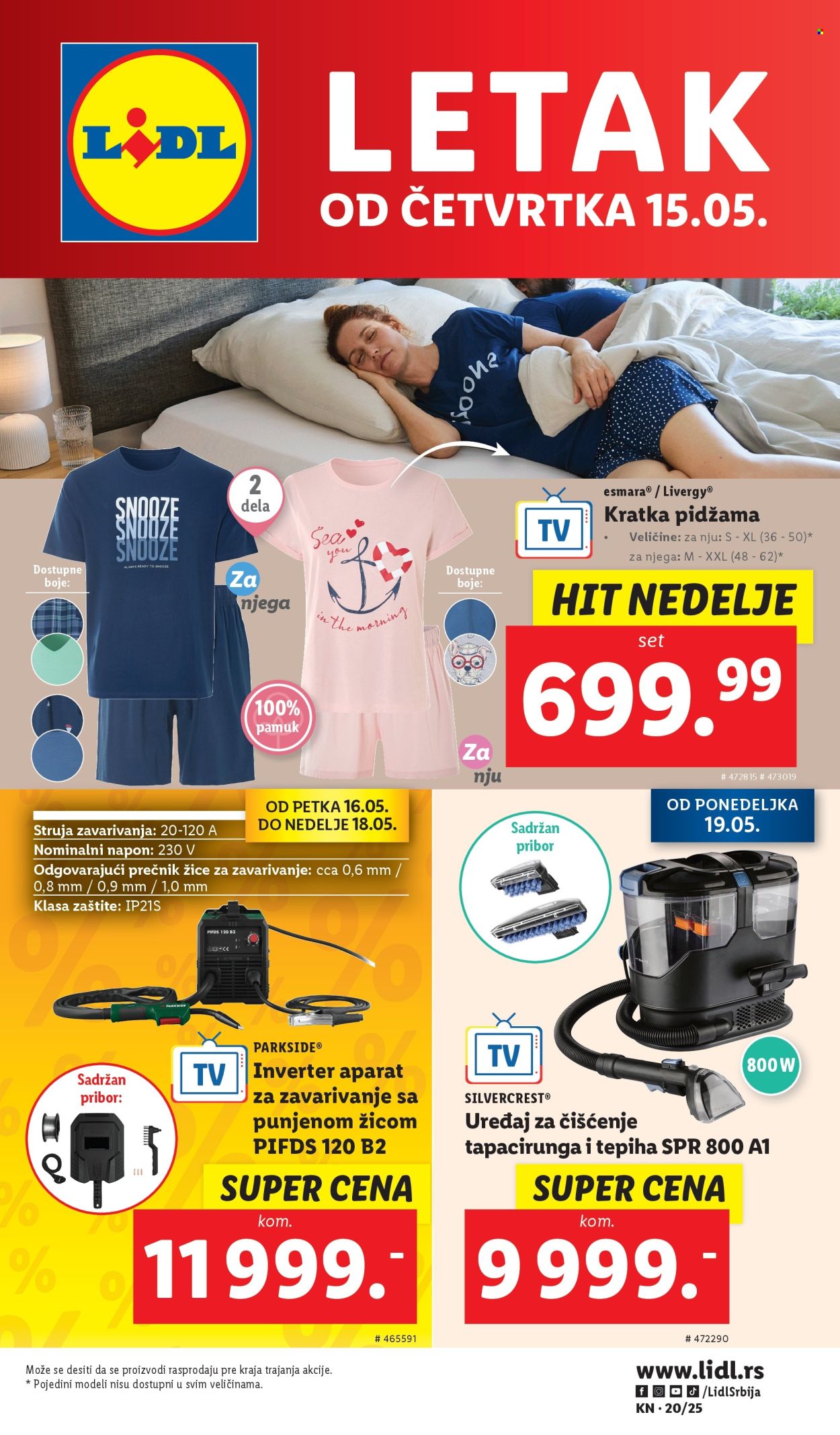Lidl katalog - 15.05.2025 - 21.05.2025. Stranica 1