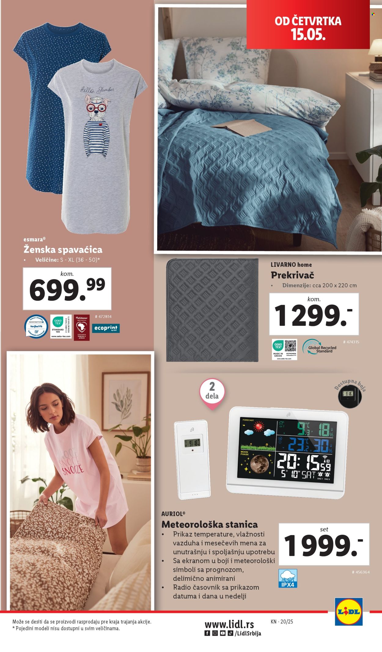 Lidl katalog - 15.05.2025 - 21.05.2025. Stranica 1