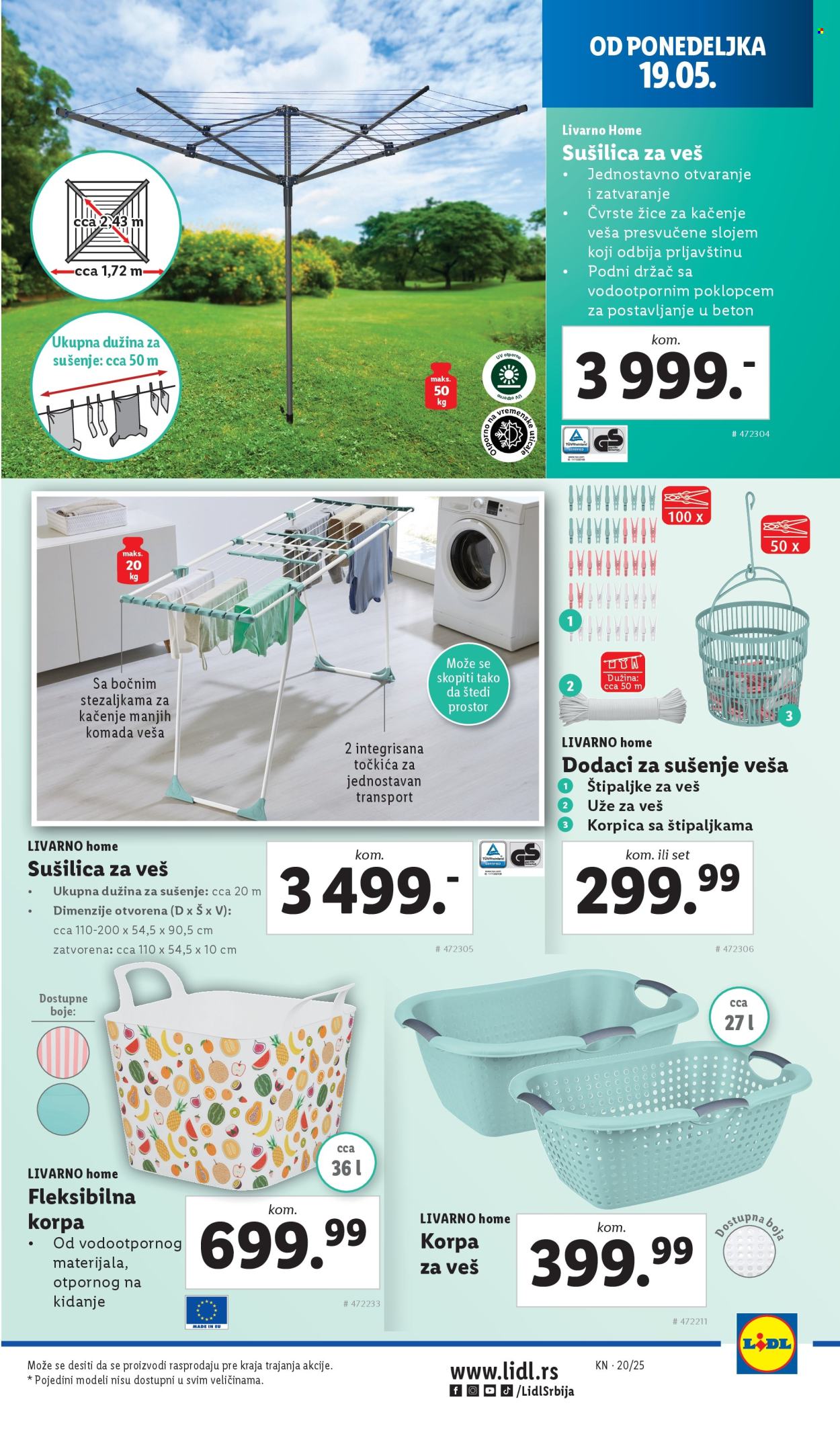 Lidl katalog - 15.05.2025 - 21.05.2025. Stranica 1