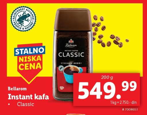 Bellarom Instant kafa