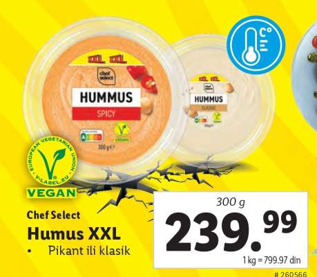 Chef Select Humus XXL