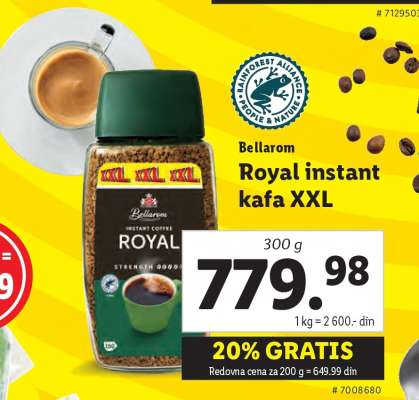 Bellarom Royal instant kafa XXL