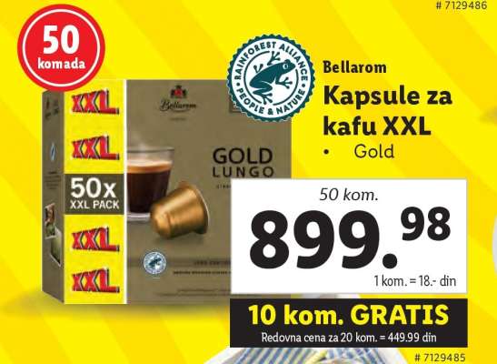 Bellarom Kapsule za kafu XXL