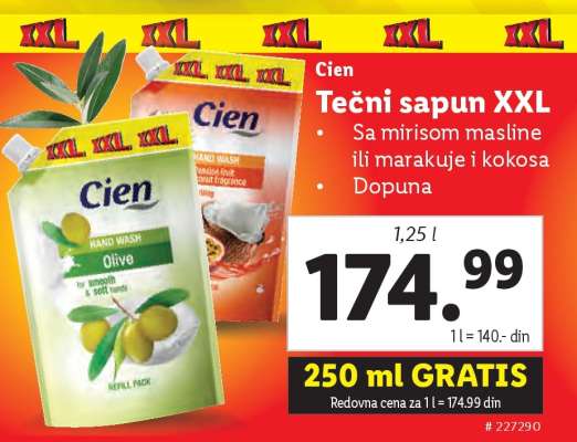Cien Tečni sapun XXL