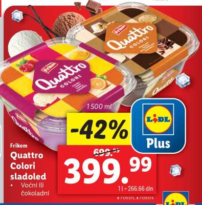 Frikom
Quattro Colori
sladoled