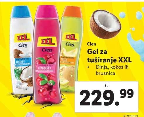 Cien Gel za tuširanje XXL