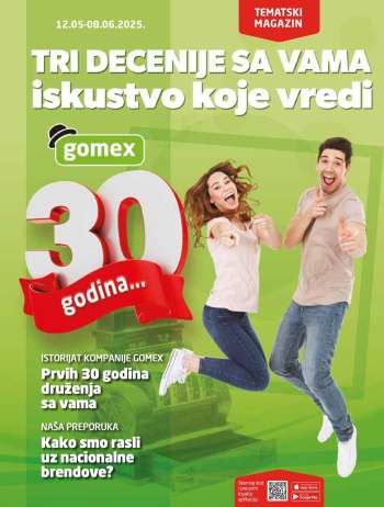 Gomex katalog - 12.05.2025 - 08.06.2025.