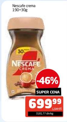 Nescafe crema 190+30g