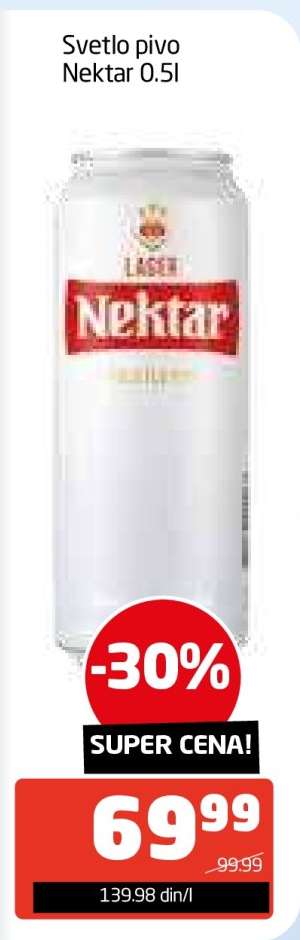 Svetlo pivo Nektar 0.5l