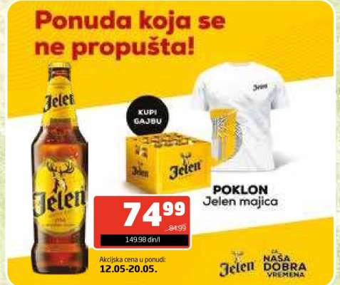 Jelen pivo + majica