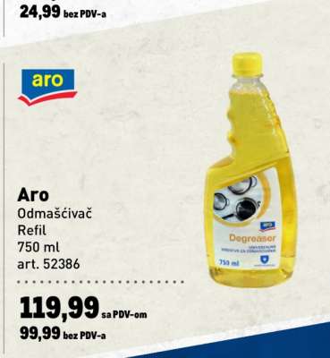 Aro Odmašćivač Refil