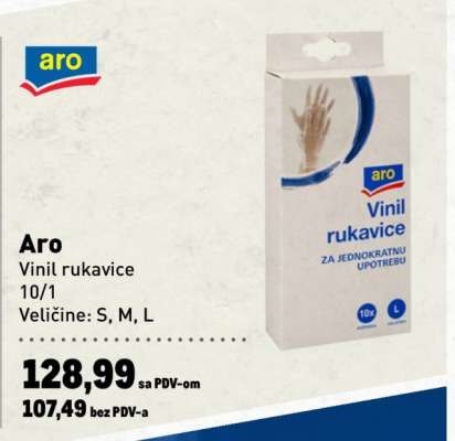 aro Vinil rukavice