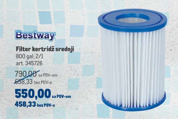 Bestway Filter kertridž srednji