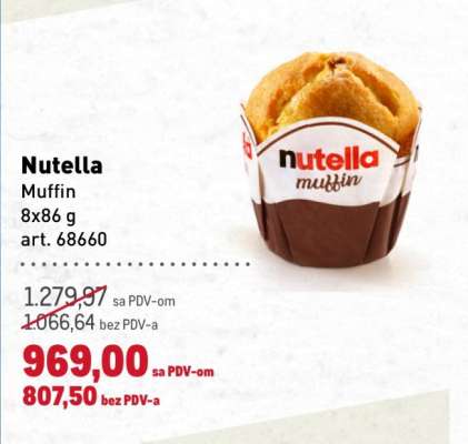 Nutella muffin