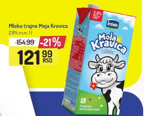 Mleko trajno Moja Kravica
