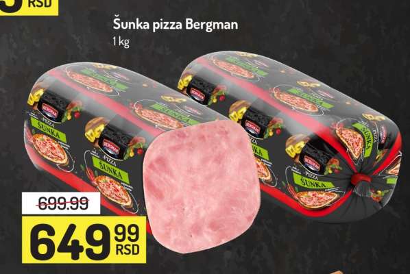 Šunka pizza Bergman