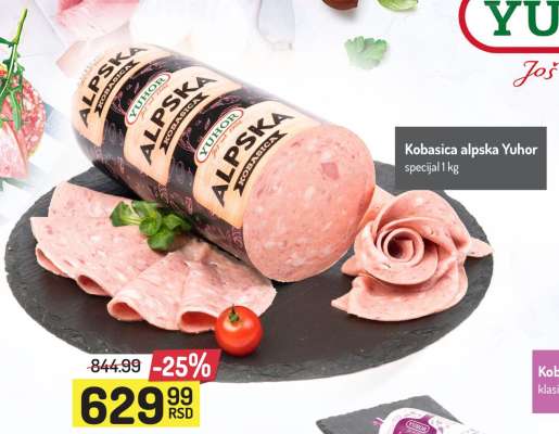 Kobasica alpska Yuhor