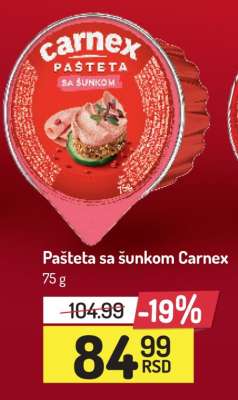 Pašteta sa šunkom Carnex