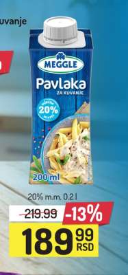 Meggle pavlaka za kuvanje