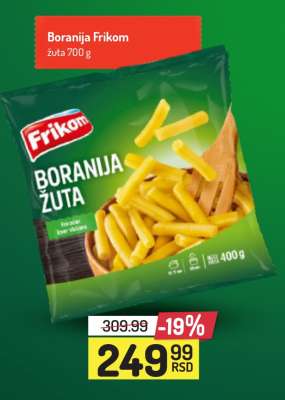 Boranija Frikom žuta 700 g