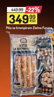 Pita sa krompirom Zlatna Furuna