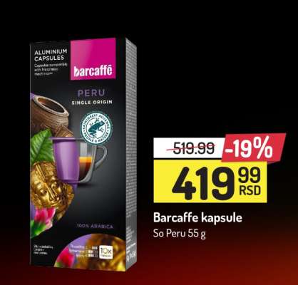 Barcaffe kapsule So Peru 55 g