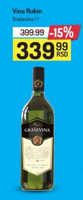 Vino Rubin - Graševina 1l