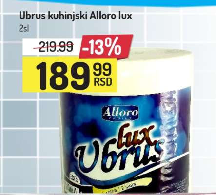 Ubrus kuhinjski Alloro lux
