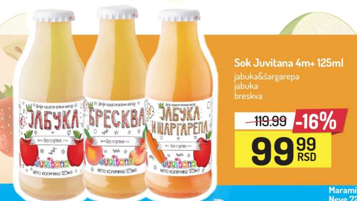 Sok Juvitana 4m+ 125ml