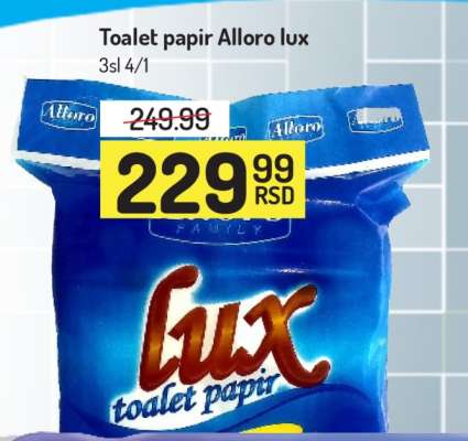 Toalet papir Alloro lux
