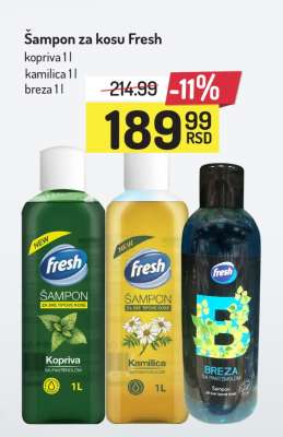 Šampon za kosu Fresh