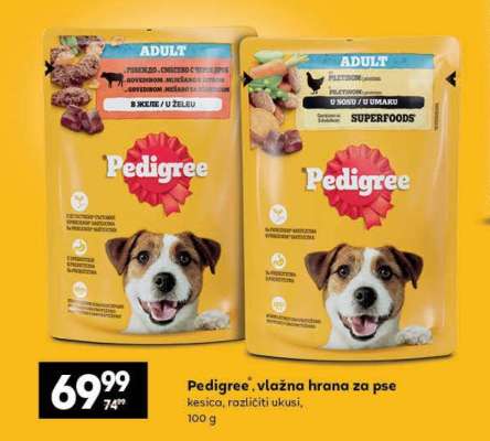 Pedigree®, vlažna hrana za pse