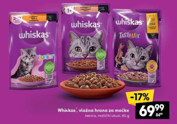 Whiskas, vlažna hrana za mačke
