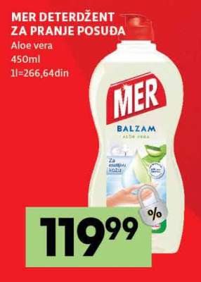 MER deterdžent za pranje posuđa