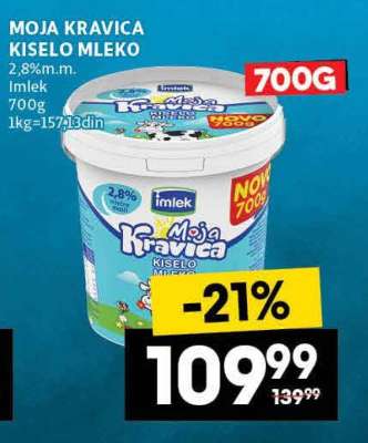 MOJA KRAVICA KISELO MLEKO