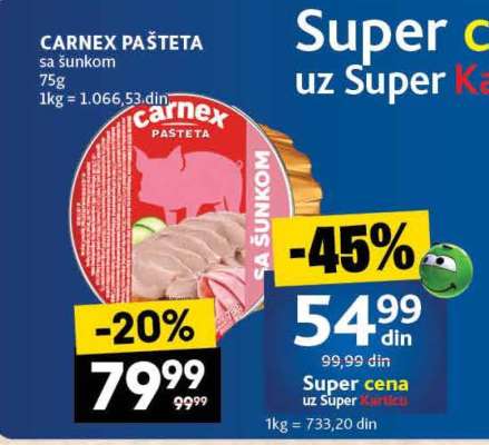 CARNEX PAŠTETA