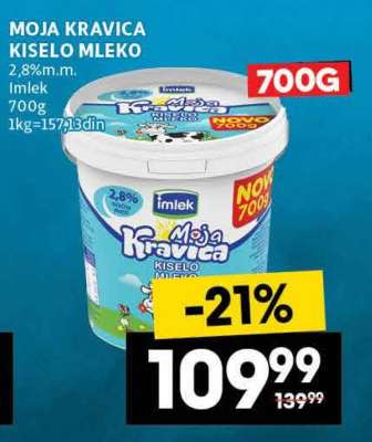 MOJA KRAVICA KISELO MLEKO