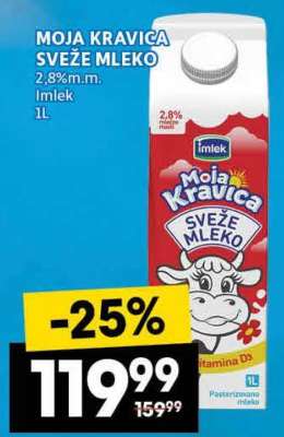Moja Kravica Sveže mleko