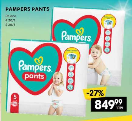 Pampers pants